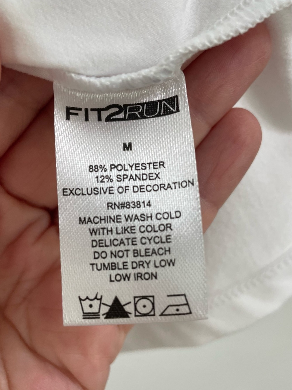 FIT2RUN Ultimate Comfort Tank Size M – White - Picture 7 of 9